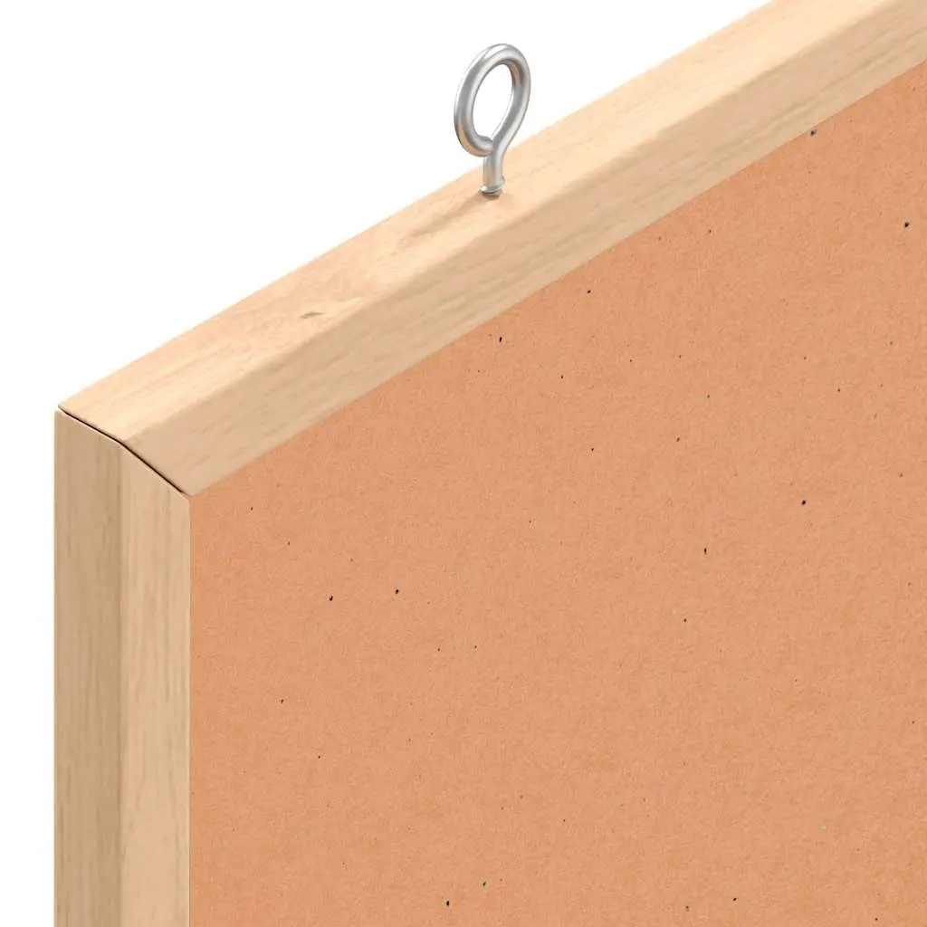 Cork Board Bulletin Notice Pinboard Solid Pine Wood Frame 60x55cm Home Office
