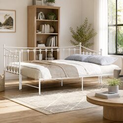 Daybed with Trundle Specifications: 92x187cm, Metal Frame