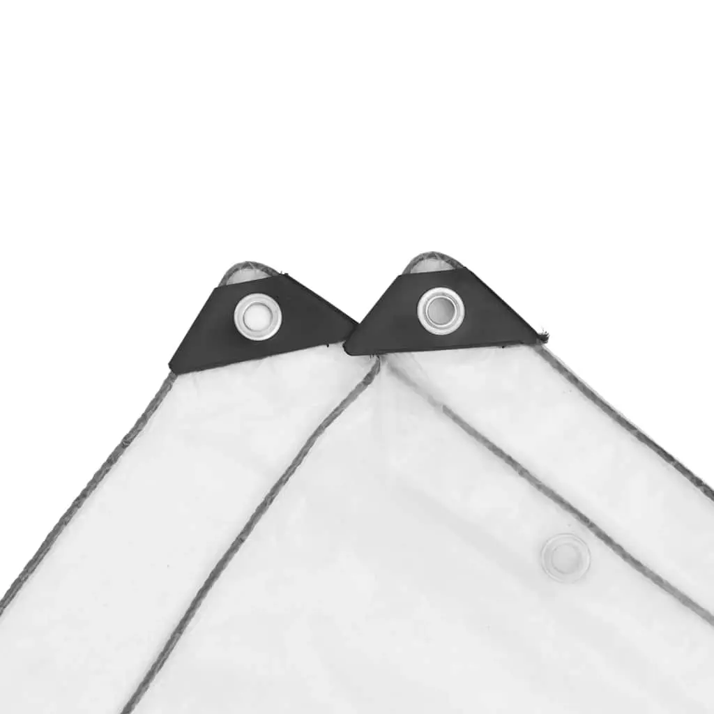 Clear Tarpaulin for Outdoor Use 3x5 m Transparent Polyethylene Waterproof