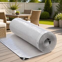 Clear Waterproof Tarpaulin with Eyelets 3x8m Specs