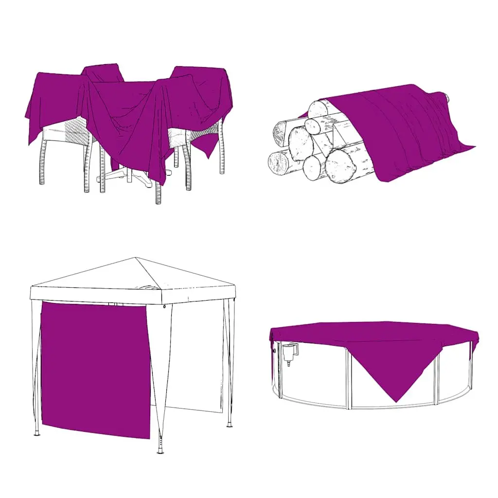 Clear Tarpaulin with Eyelets 2x3 m