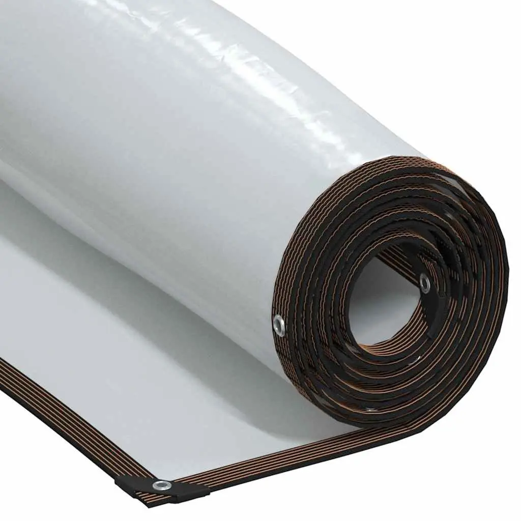 Clear Tarpaulin for Garden Outdoor Use 3x3 m Polyethylene Water-Resistant