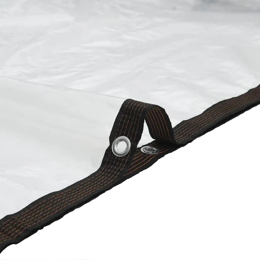 Clear Tarpaulin for Garden Outdoor Use 3x3 m Polyethylene Water-Resistant