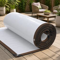 Clear Tarpaulin 4x8 m: Waterproof Polyethylene with Eyelets