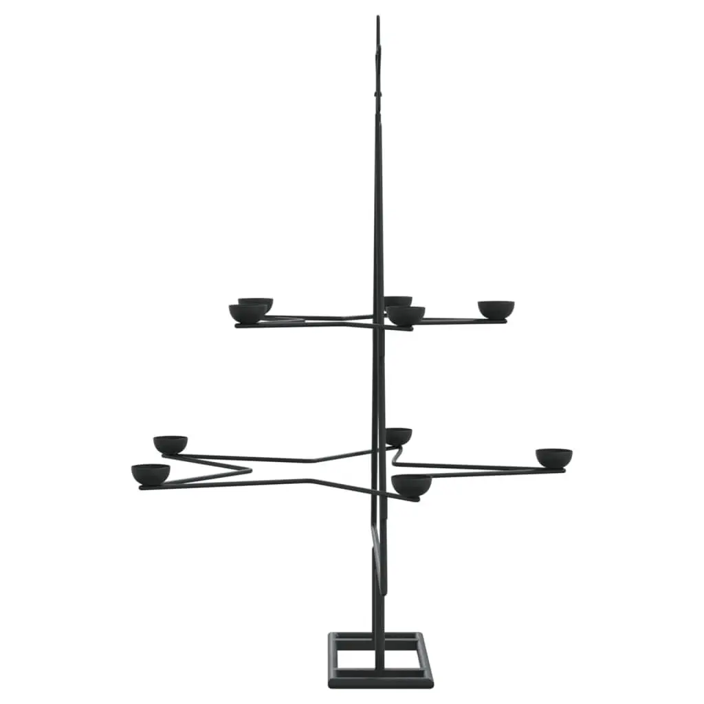 75cm Black Metal Christmas Tree