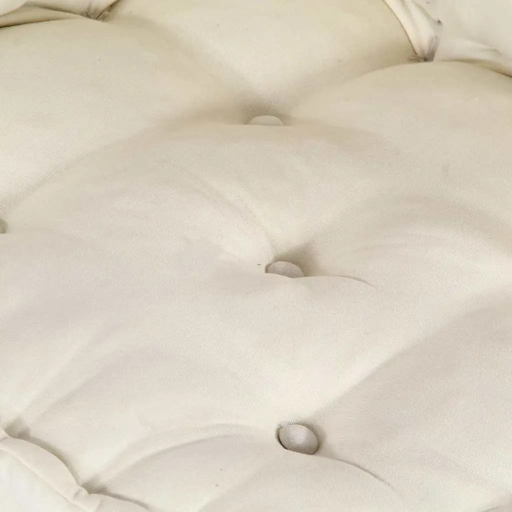 Modular Sofa Unit Floor Cushion Cream 70x70x54 Soft Seating Lounge