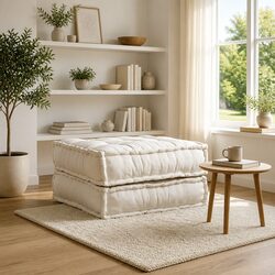 Specifications for Cream Modular Sofa Unit: 70x70x36 cm