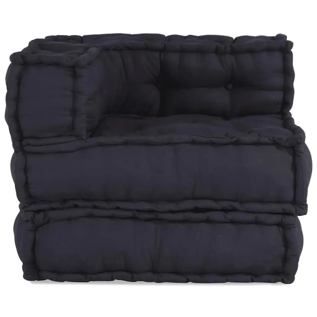 Modular Sofa Unit Floor Cushion Anthracite Lounge Seating Versatile Comfort