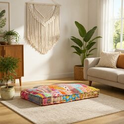 Pallet Sofa Cushion: 120 x 80 x 12 cm, Multicolour Fabric