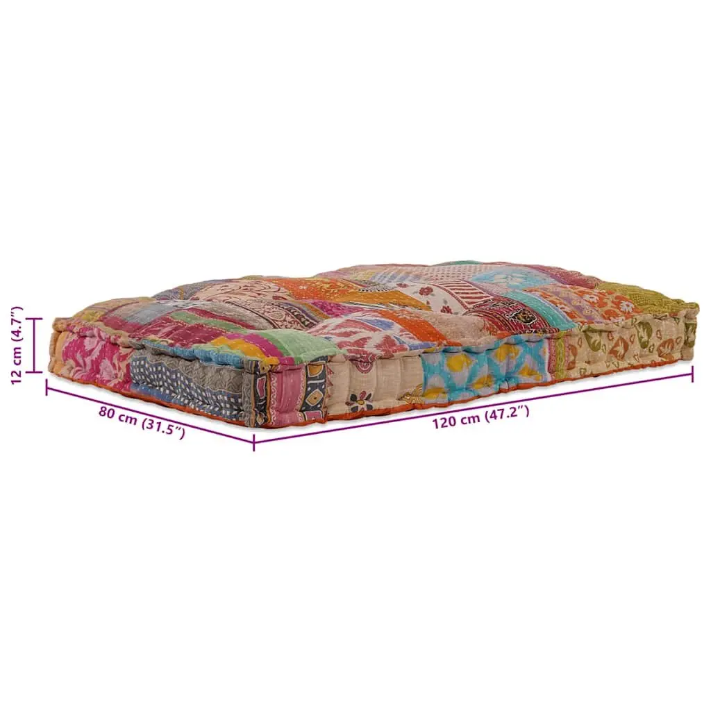 Pallet Sofa Cushion Multicolour 120 x 80 x 12 cm Modular Outdoor Indoor Seating