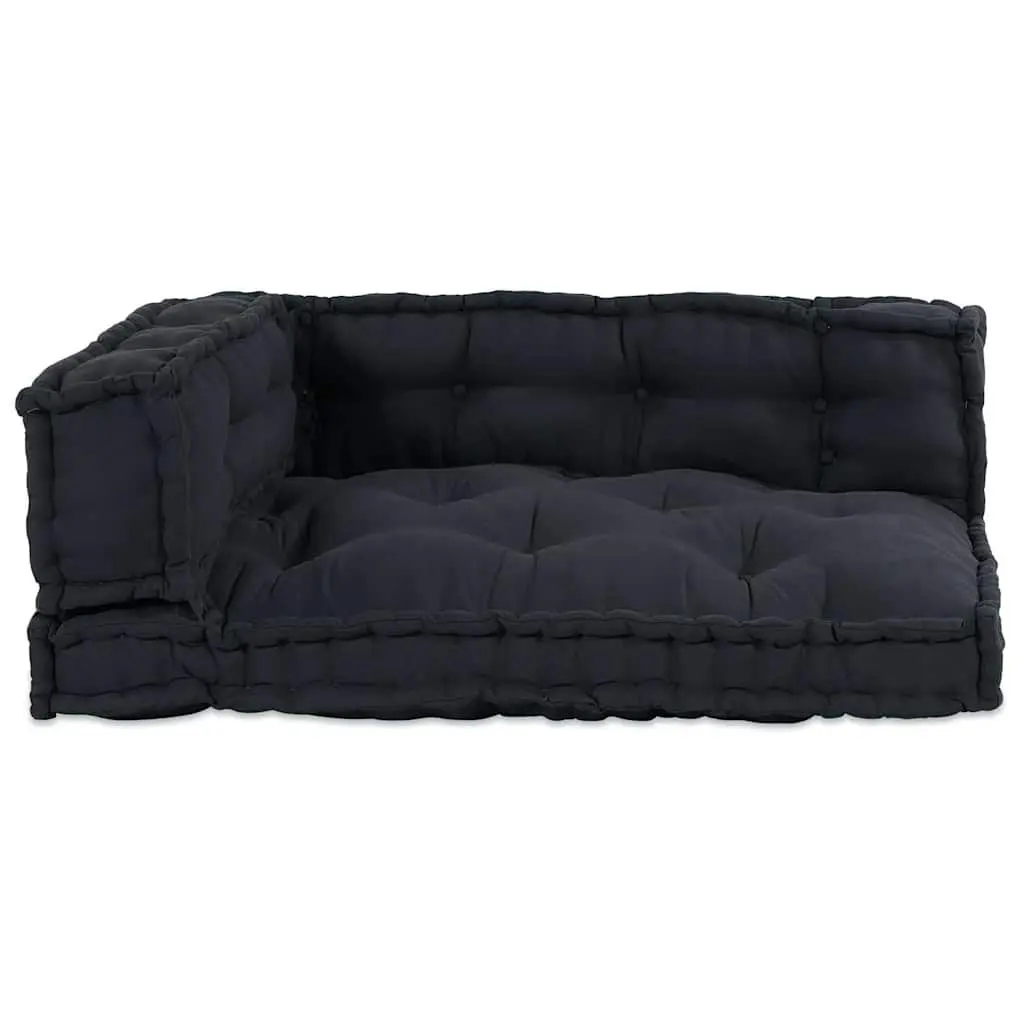 Pallet Sofa Cushion Set 3 pcs Indoor Outdoor Anthracite 120 x 80 x 38 cm Modular Fabric