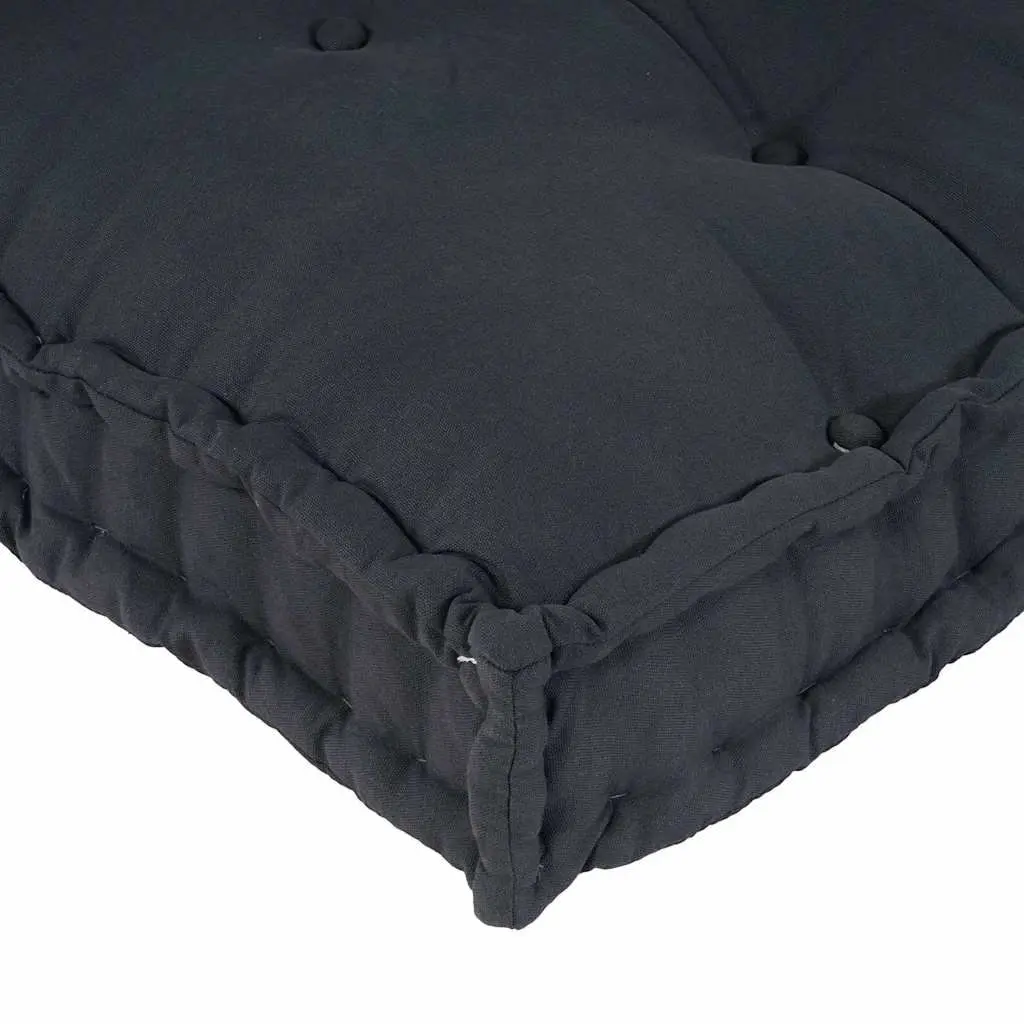 Pallet Sofa Cushion Set 3 pcs Indoor Outdoor Anthracite 120 x 80 x 38 cm Modular Fabric