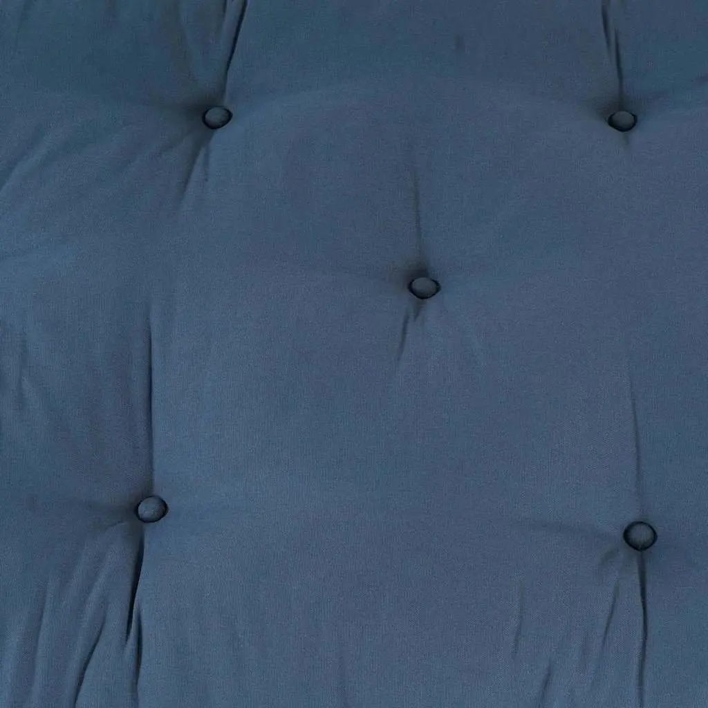 Modular Cushion for Pallet Sofa Indoor Outdoor 120cm x 80cm x 12cm Blue Fabric Breathable Foam Fill