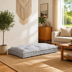 Pallet Sofa Cushion Grey 120 x 80 x 12 cm