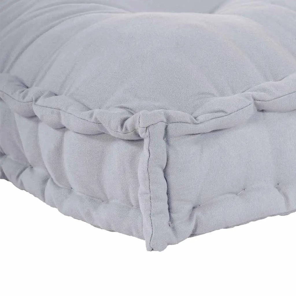 Pallet Sofa Cushion Indoor Outdoor Grey 120 x 80 x 12 cm Modular Fabric