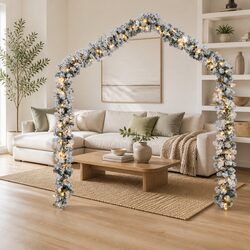 Christmas Garland LED Lights Green 5m Indoor Outdoor Holiday Decoration Wreath