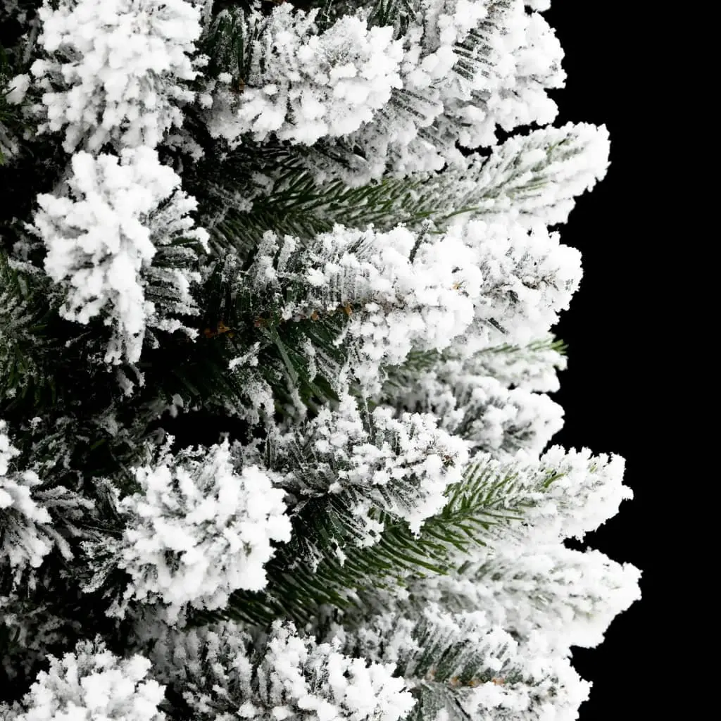 150cm Slim Flocked White Snow Artificial Christmas Tree