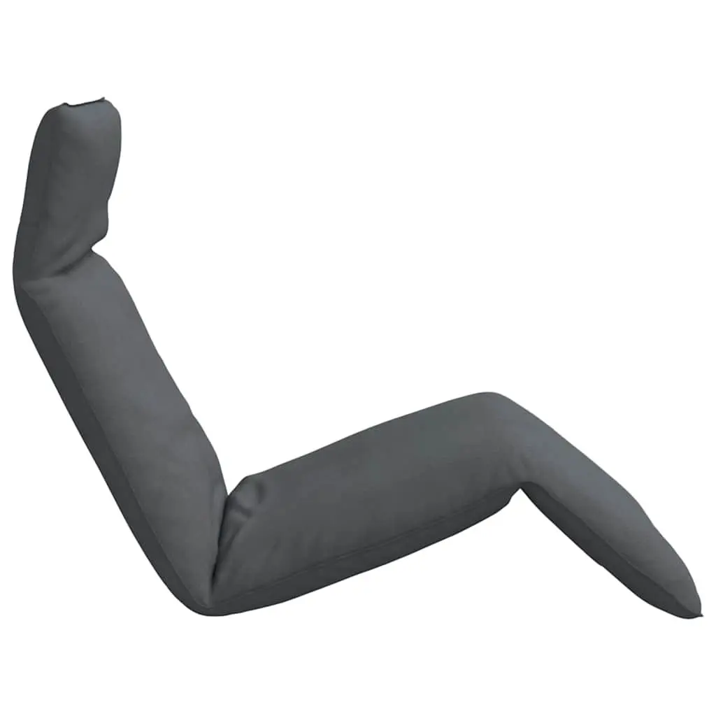 Folding Sun Lounger Anthracite Reclining Garden Beach Chair 5 Positions Portable