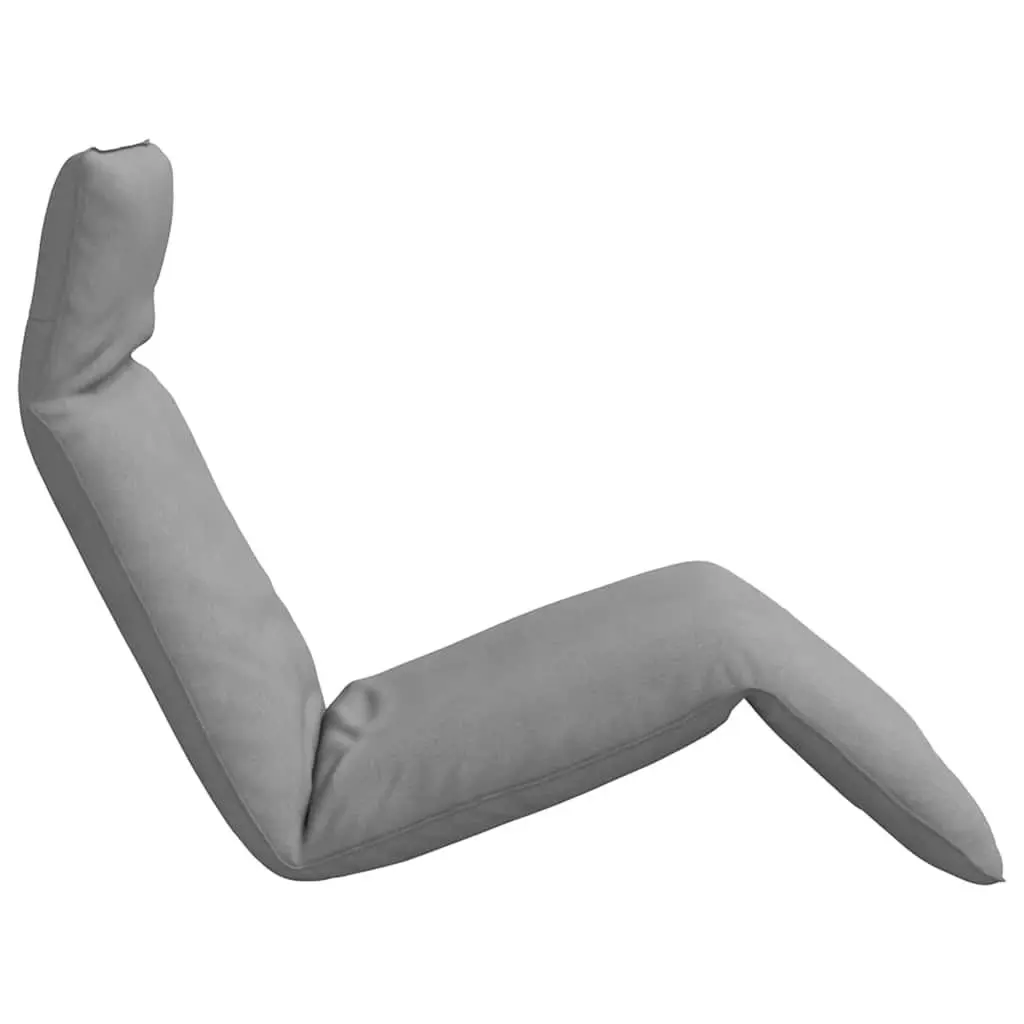 Folding Sun Lounger Outdoor Garden Beach Chair Grey 5 Positions