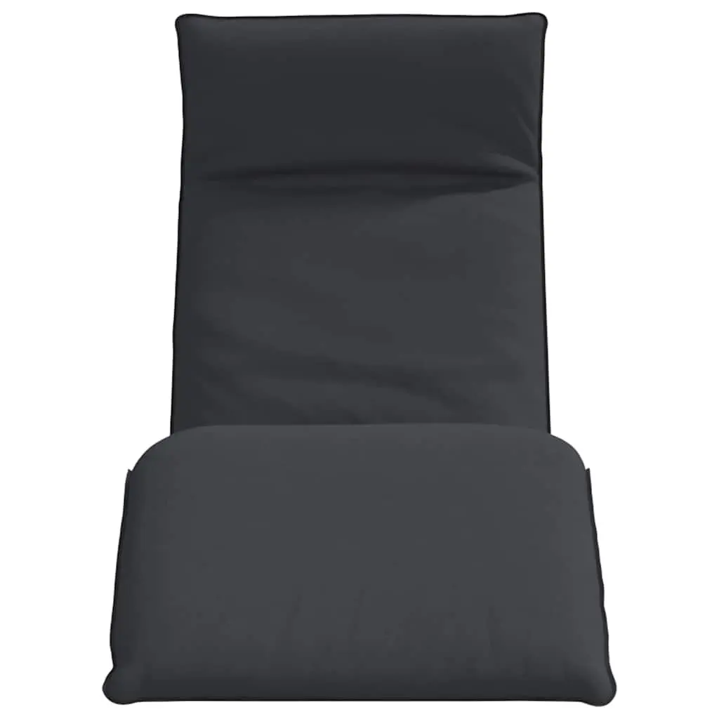 5-Position Folding Sun Lounger with Metal Frame