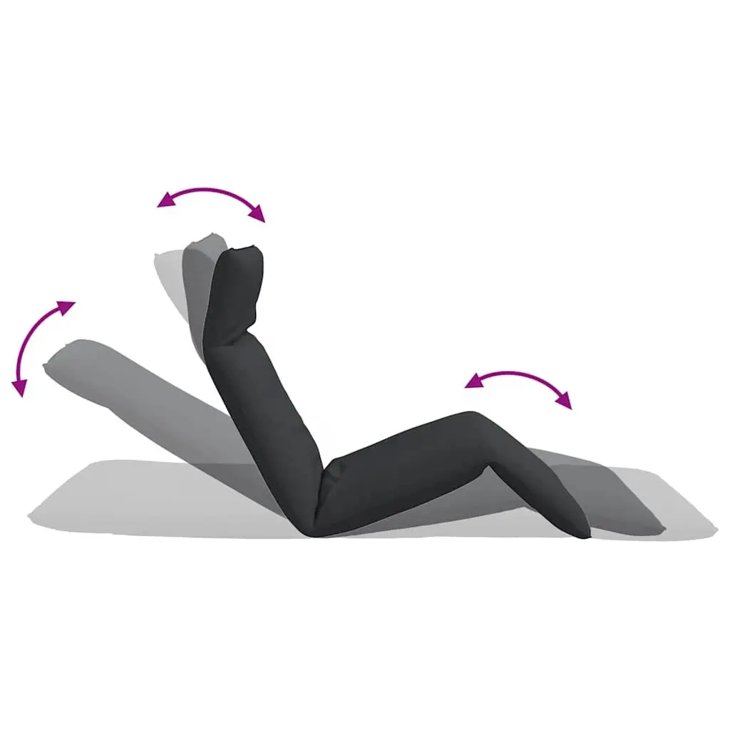 5-Position Folding Sun Lounger with Metal Frame