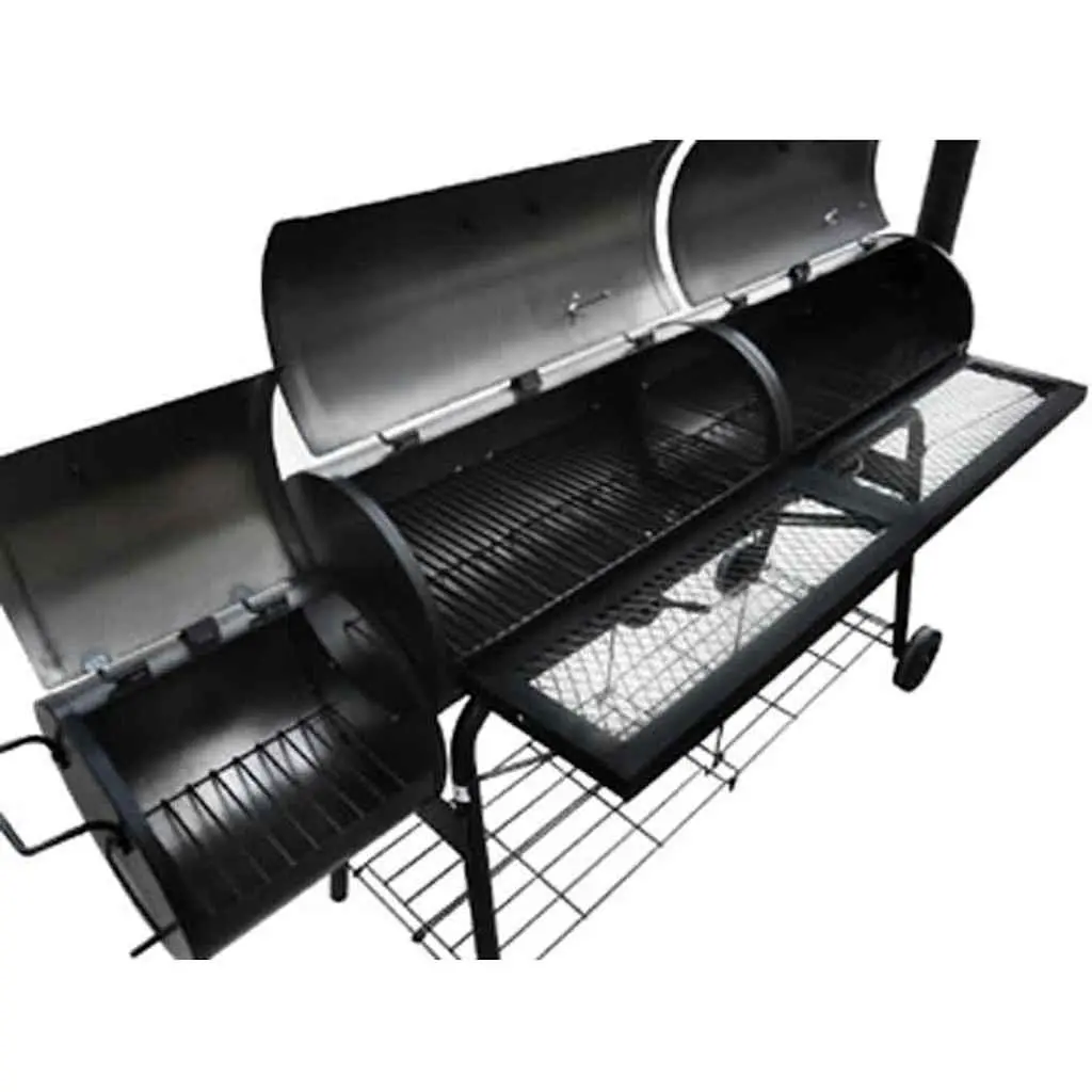 Smoker BBQ Outdoor Cooking Black XL Size