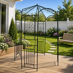 250cm Wrought Iron Garden Arch Specifications
