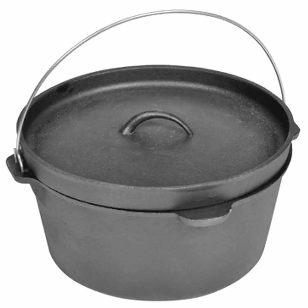 Dutch Oven Cooking Pot 9QT for Camping Outdoor Cooking
