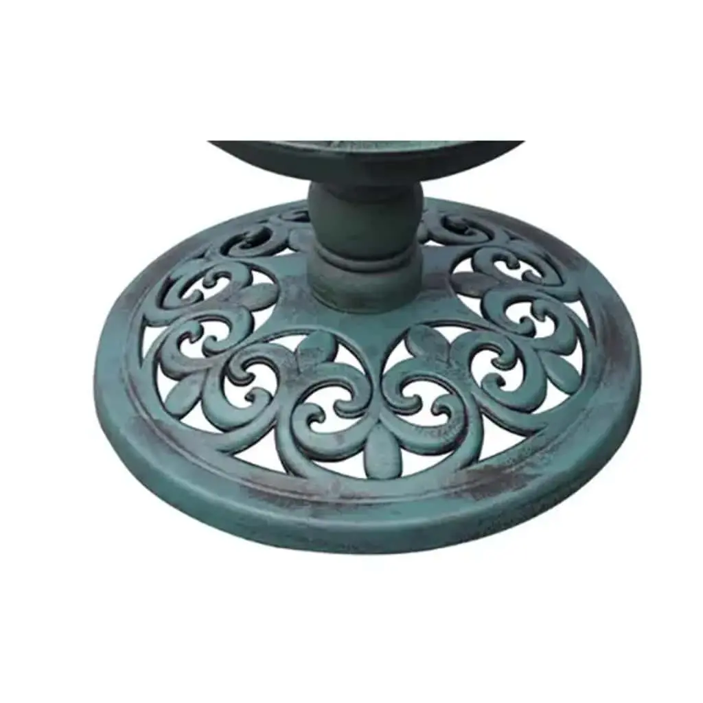 Bird Bath and Feeder for Garden Patio Balcony Green