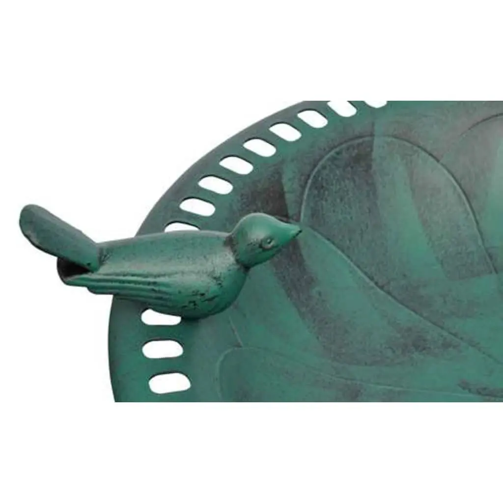 Green Bird Bath for Outdoor Use
