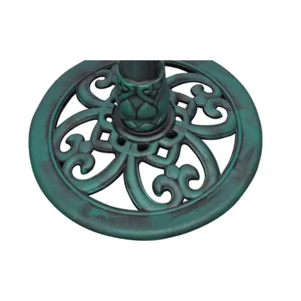 Green Bird Bath for Outdoor Use