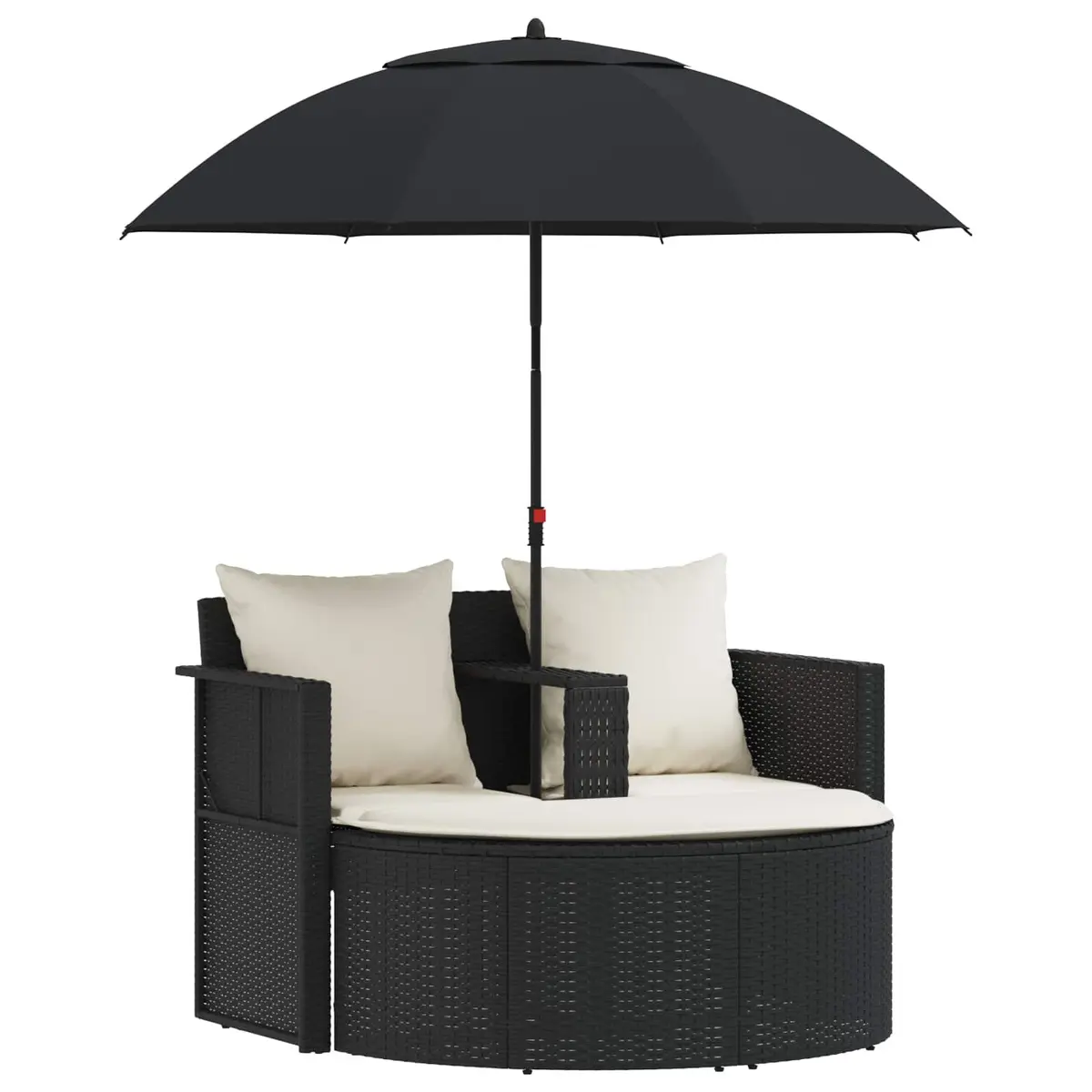 Outdoor Rattan Lounge Bed Set