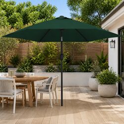 Specifications of 3m Green Outdoor Parasol with Steel Pole