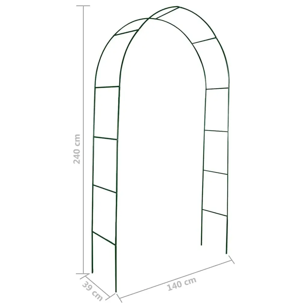 Garden Arch 2 pcs Climbing Plants Outdoor Trellis Support Structure