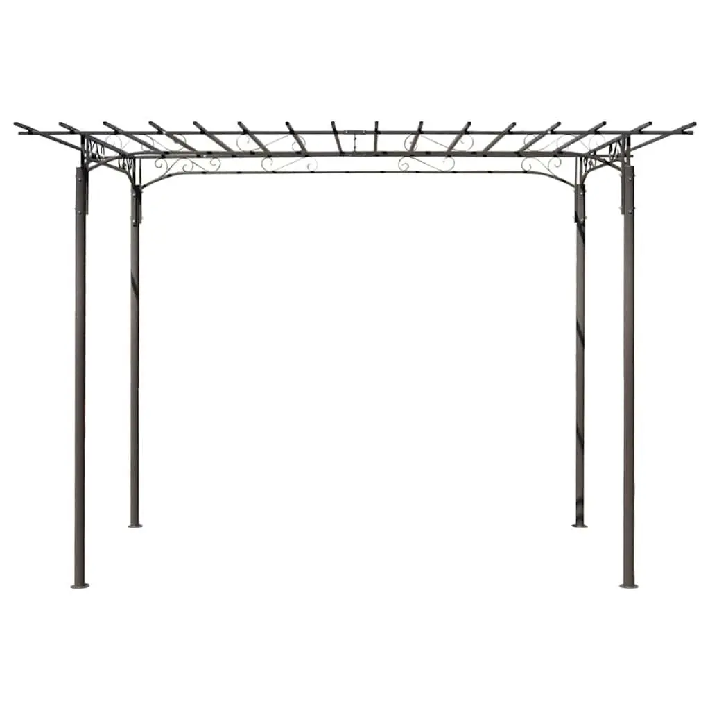 Garden Arbor Rose Arch Outdoor Structure Steel Pavilion Climbing Plants Trellis