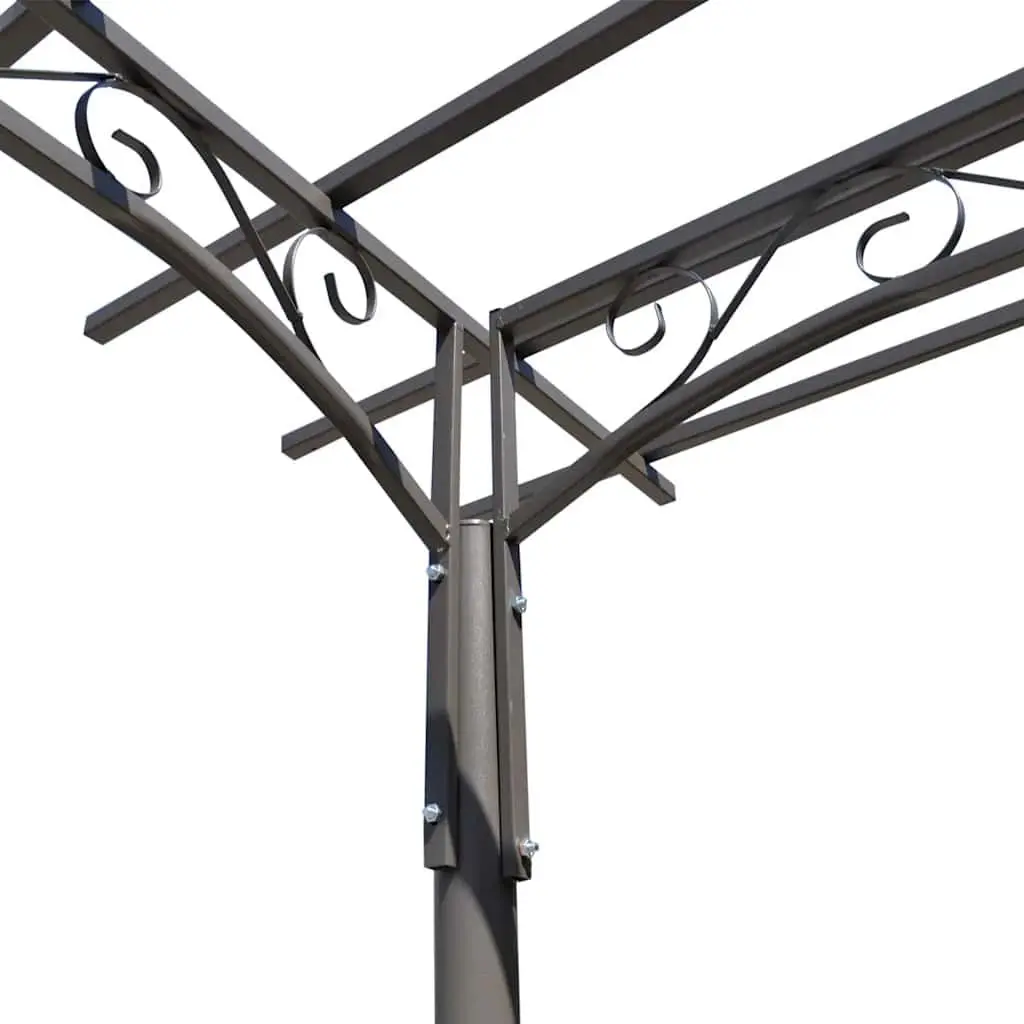 Garden Arbor Rose Arch Outdoor Structure Steel Pavilion Climbing Plants Trellis