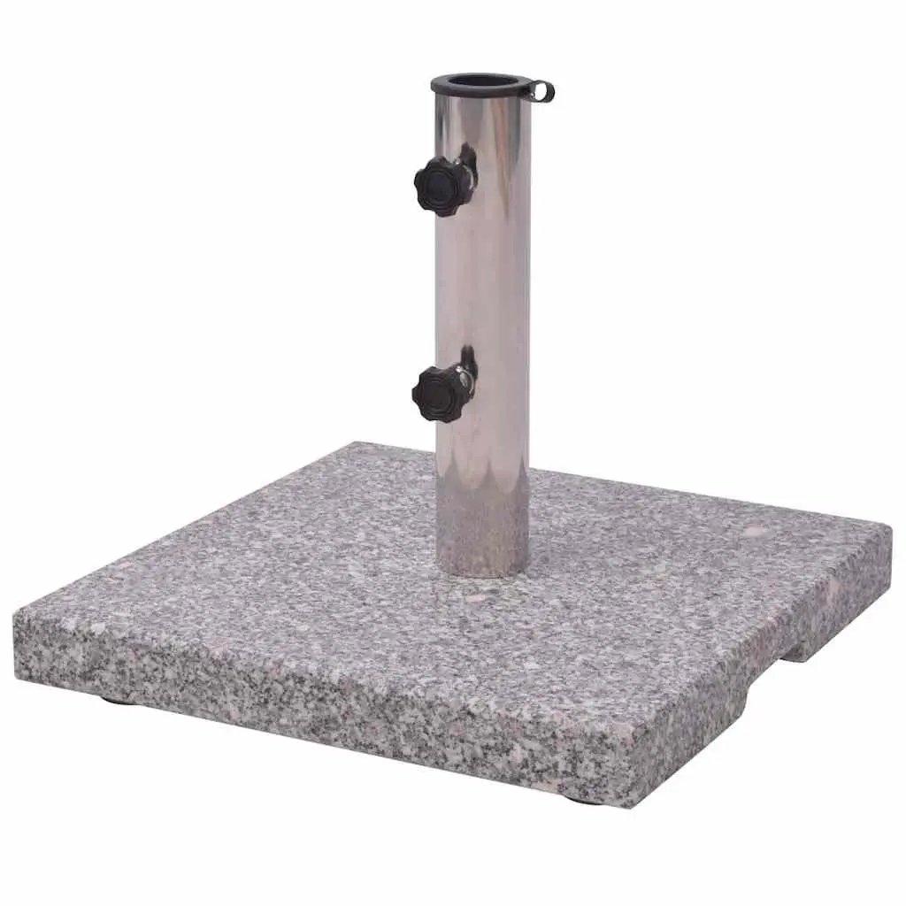 20kg Grey Granite Parasol Base with Adapters