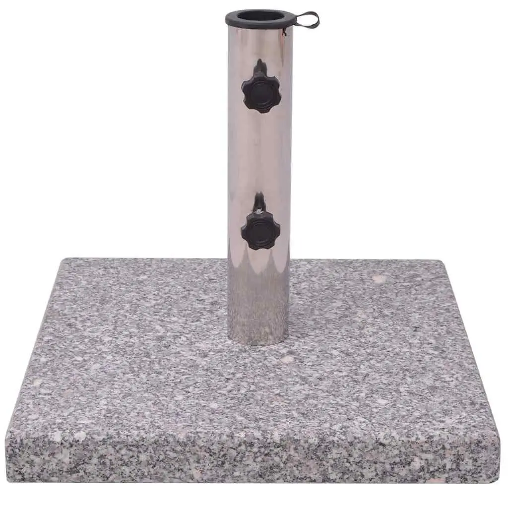 20kg Grey Granite Parasol Base with Adapters
