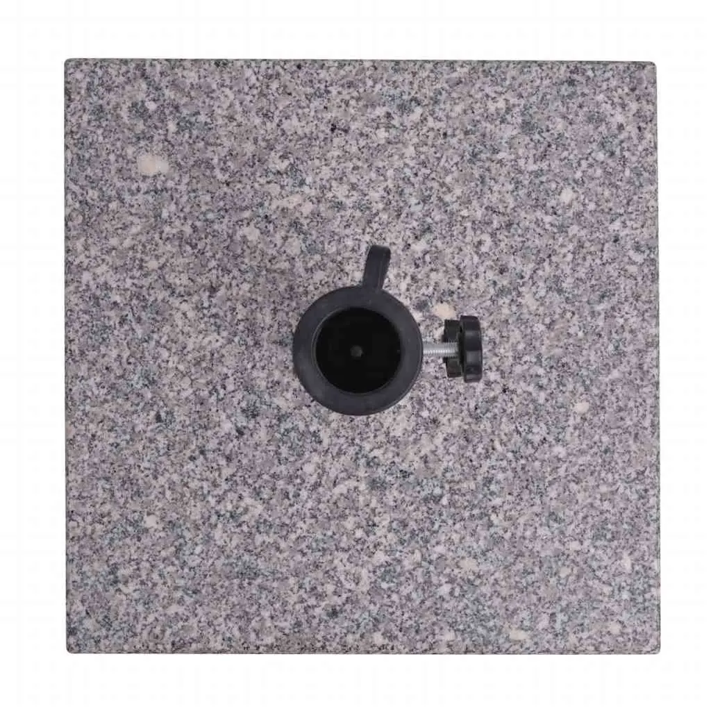 20kg Grey Granite Parasol Base with Adapters