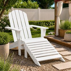 Specifications of Wooden Garden Chair with Ottoman