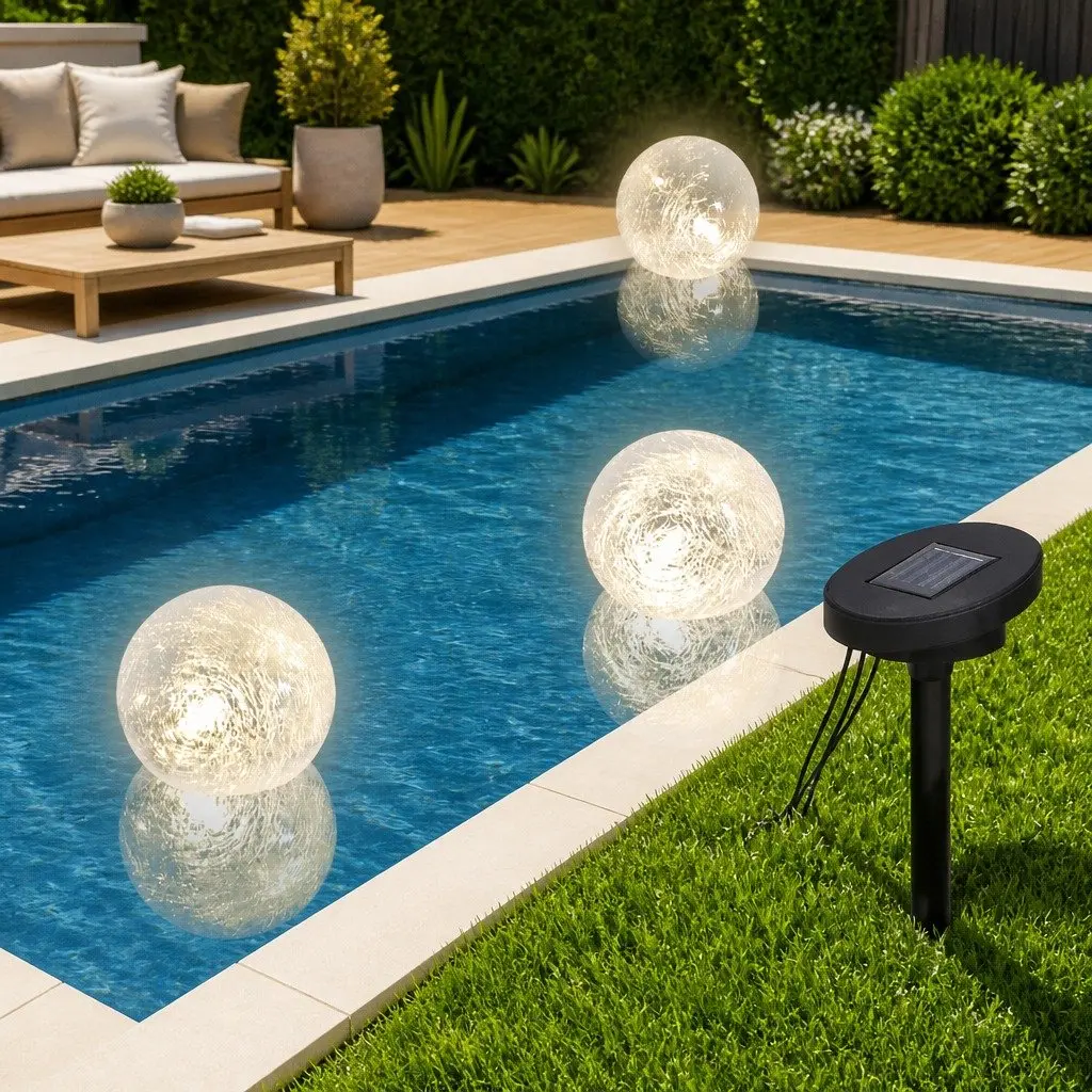 Solar Floating Ball Light for Outdoors