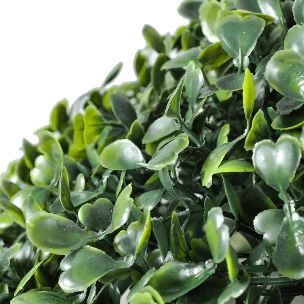 Artificial Boxwood Topiary Ball Indoor Outdoor Decor 27cm 2 Piece