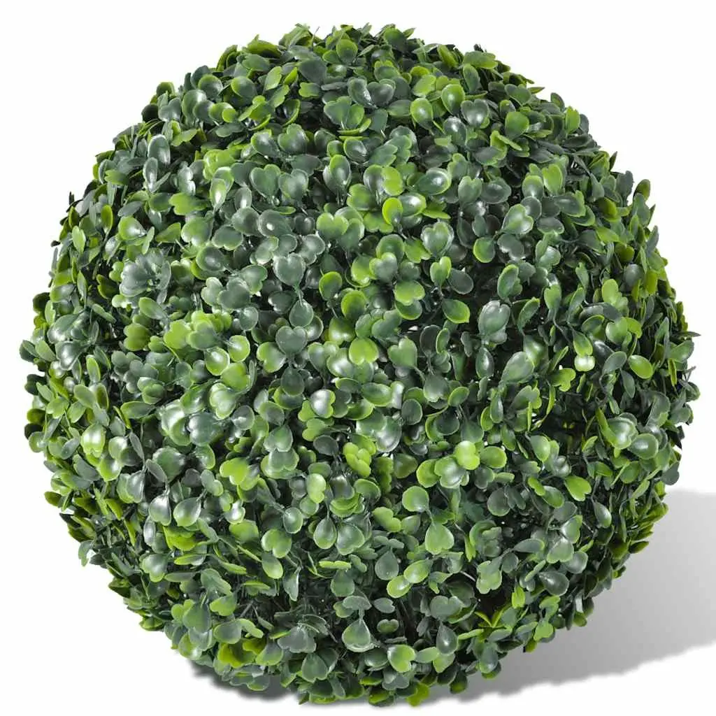 Artificial Boxwood Topiary Ball Indoor Outdoor 35cm Green Decorative Faux Plant Sphere