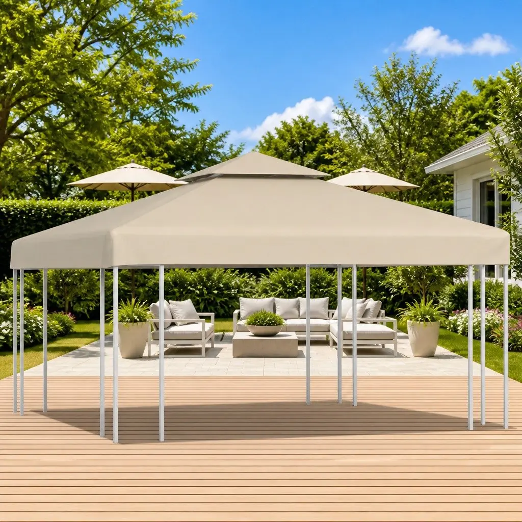 3x3m Waterproof Gazebo Canopy Replacement Cover