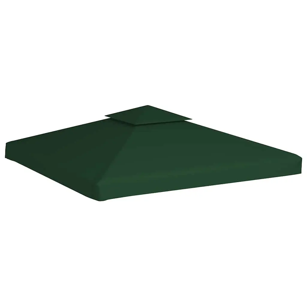 Water-proof Gazebo Canopy Cover Top 3x3m Replacement Outdoor Shade Shelter Green