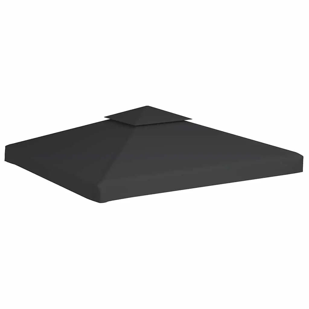 Waterproof Gazebo Cover Canopy Top Outdoor 3x3m Dark Grey Replacement