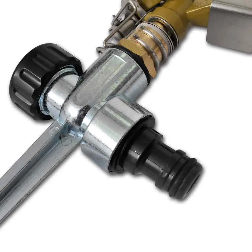 Impulse Sprinkler Set 2 Pcs Garden Watering Spike Hose Connector Lawn Coverage