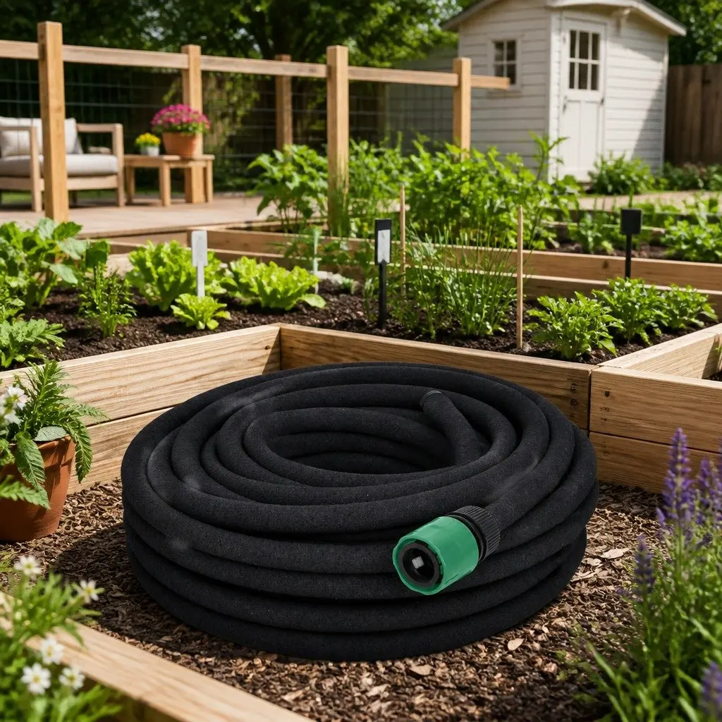 50m Flexible Soaker Hose with 1/2" Connector