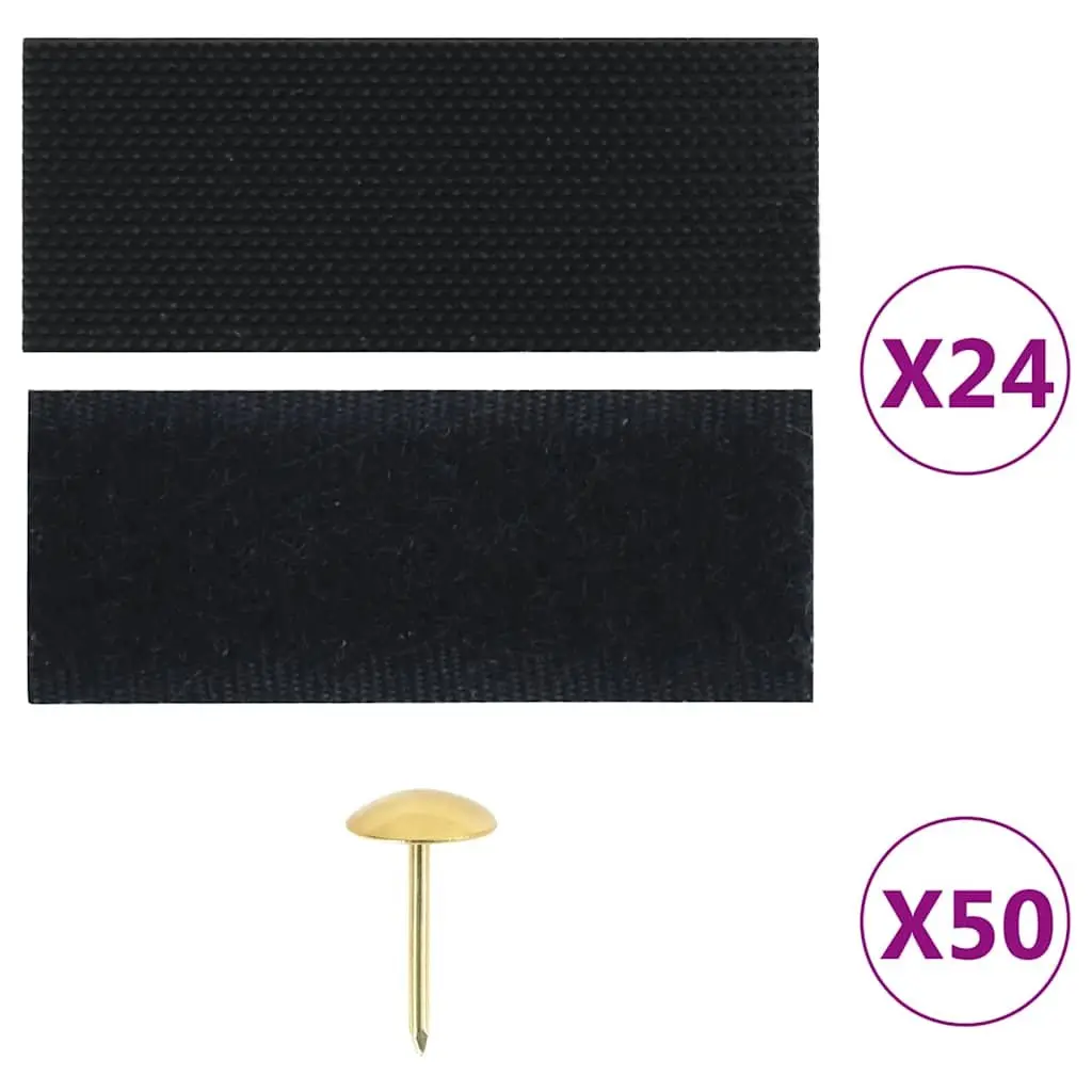 Insect Door Curtain 210 x 100 cm 2 pcs Magnet Black Window Screen Mesh