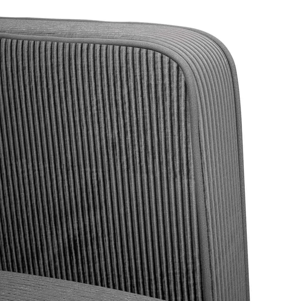 Dark Grey Arm Chair with Armrests